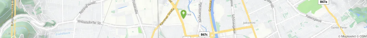 Kartendarstellung des Standorts für Apotheke im Citypark in 8020 Graz